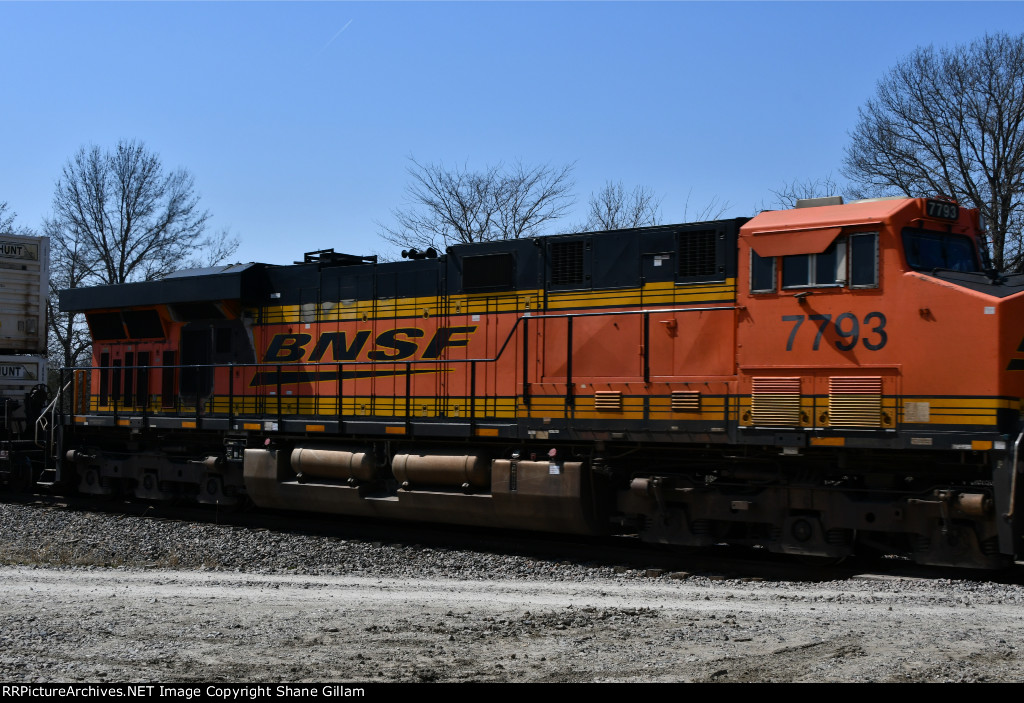 BNSF 7793 Roster shot.